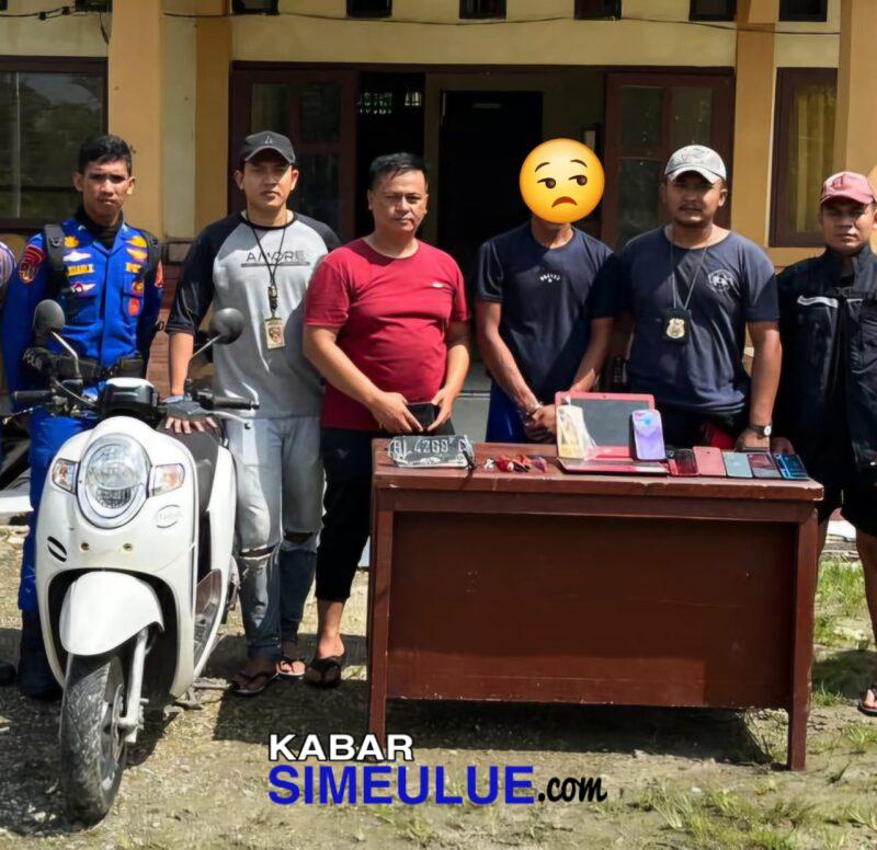 Foto: Residivis Maling Segalanya diamankan Polres Simeulue
