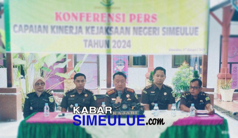 Konferensi Pers Kejaksaan Negeri Simeulue