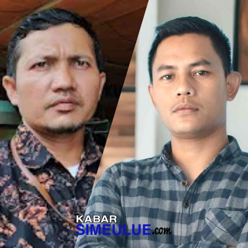Foto: Ahli Hukum Idris Marbawi dan Ketua PWI Simeulue Firnalis
