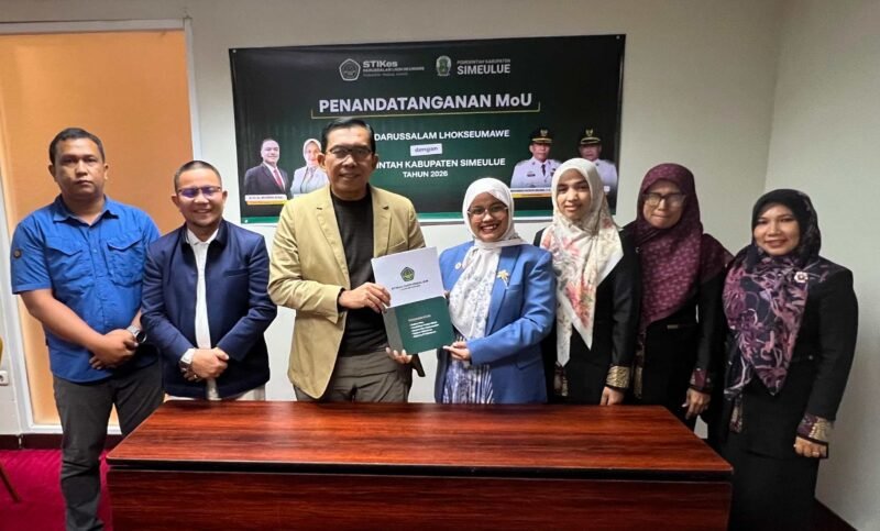 Foto: MoU Pemerintah Simeulue dan STIKes Darussalam